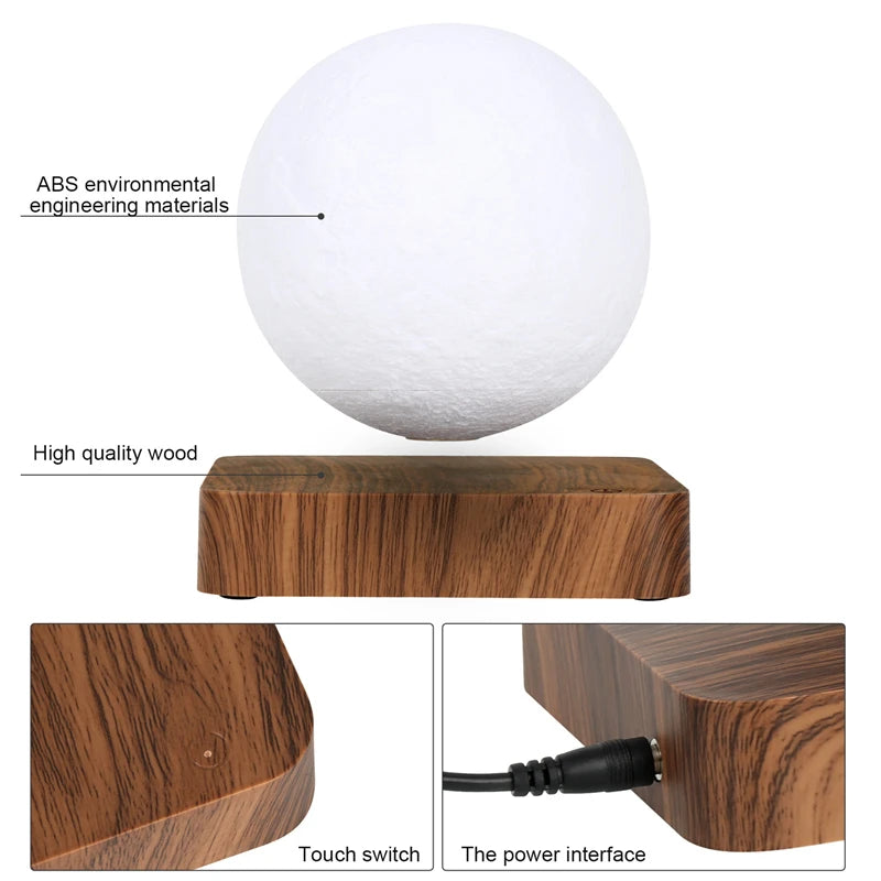 3D Floating Saturn Night Lamp