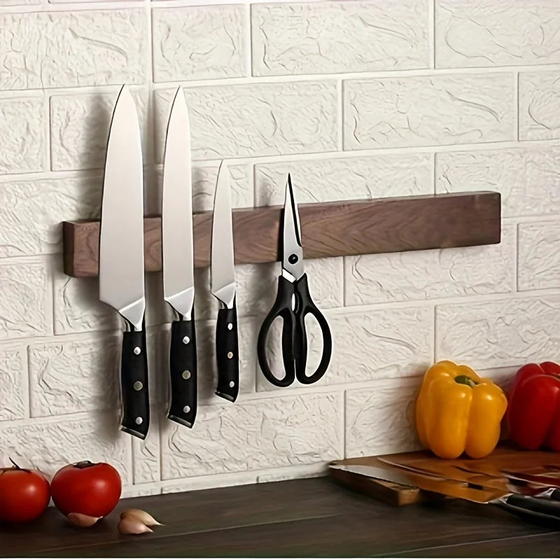 16 inch Walnut Magnetic Knife Holder