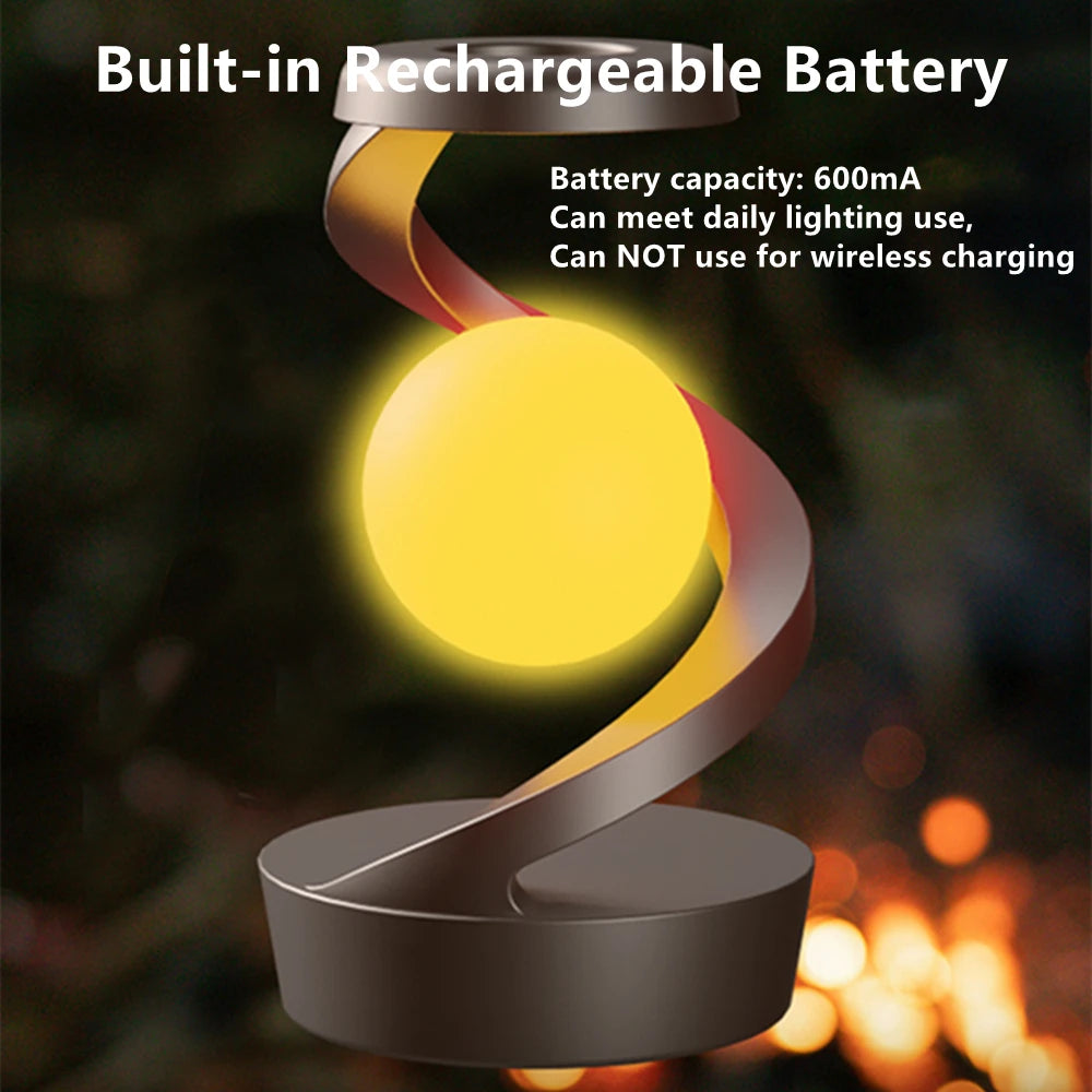 Rotating Wireless RGB Floating Lamp