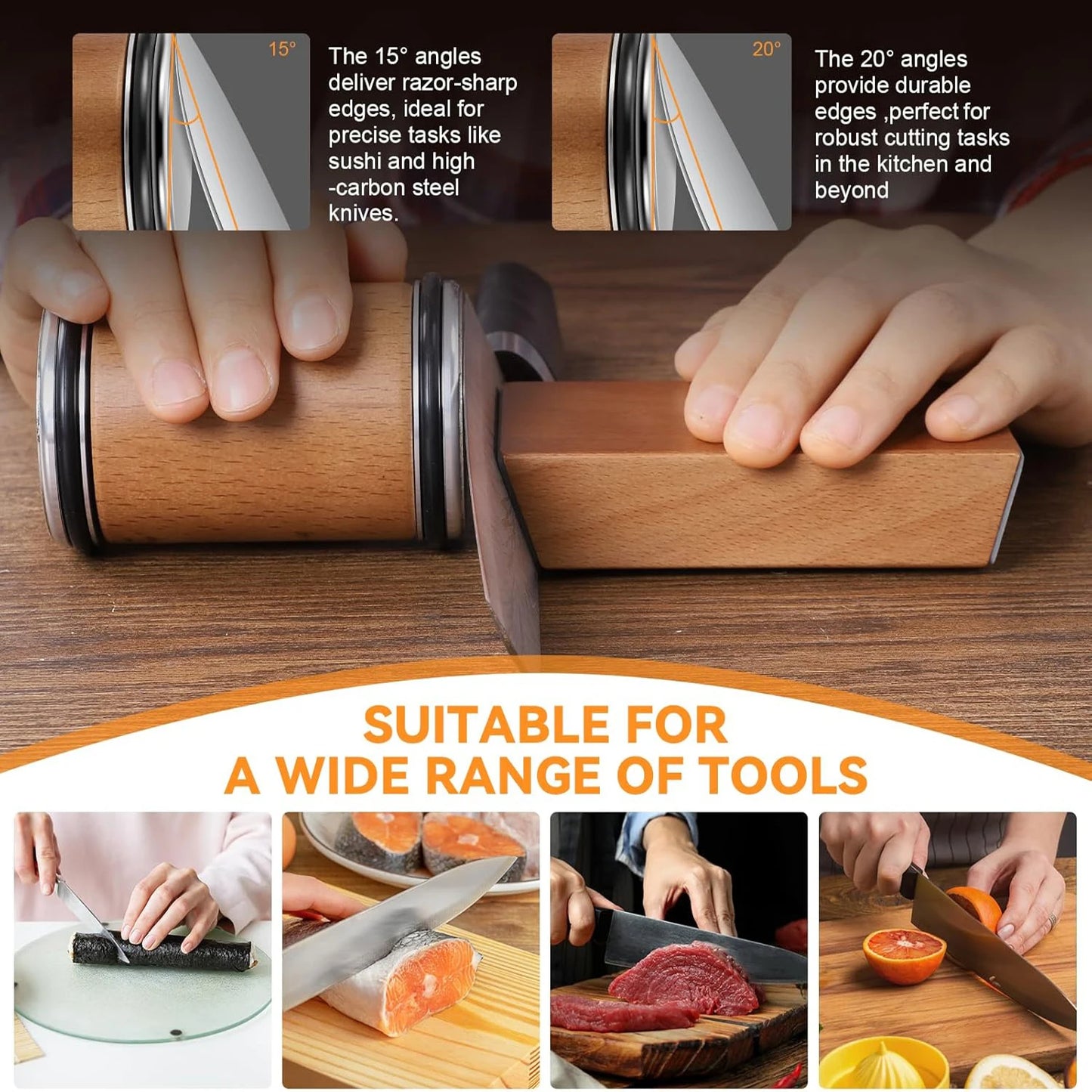 Magnetic Rolling Knife Sharpener