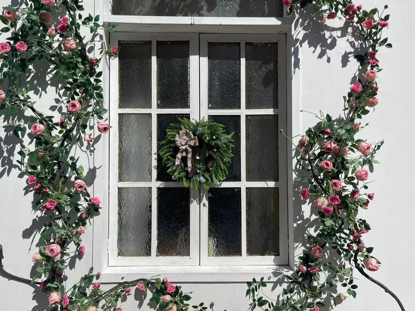 Christmas Outdoor Wreath Beautiful Door