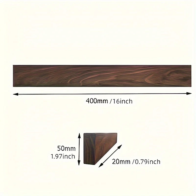 16 inch Walnut Magnetic Knife Holder