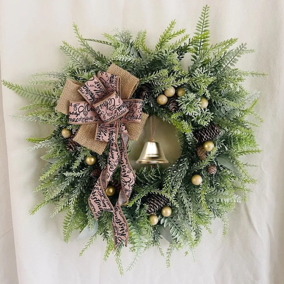 Christmas Outdoor Wreath Beautiful Door