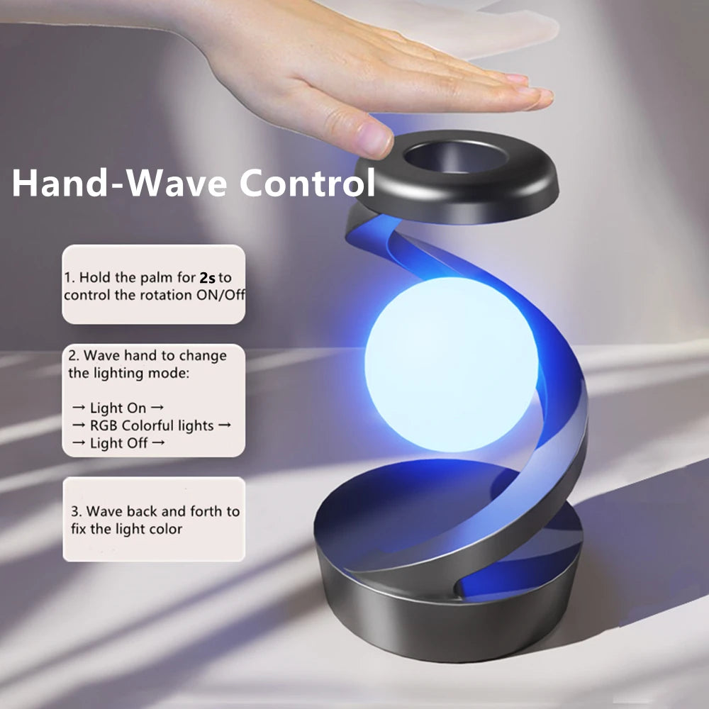 Rotating Wireless RGB Floating Lamp