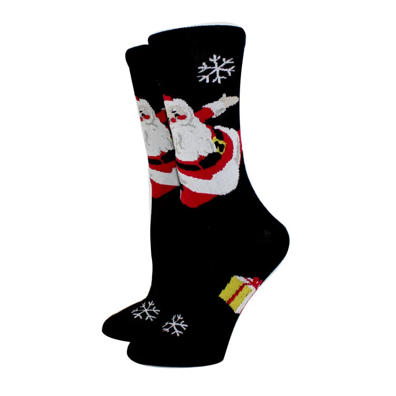 Winter Christmas Socks Women Socks Cotton