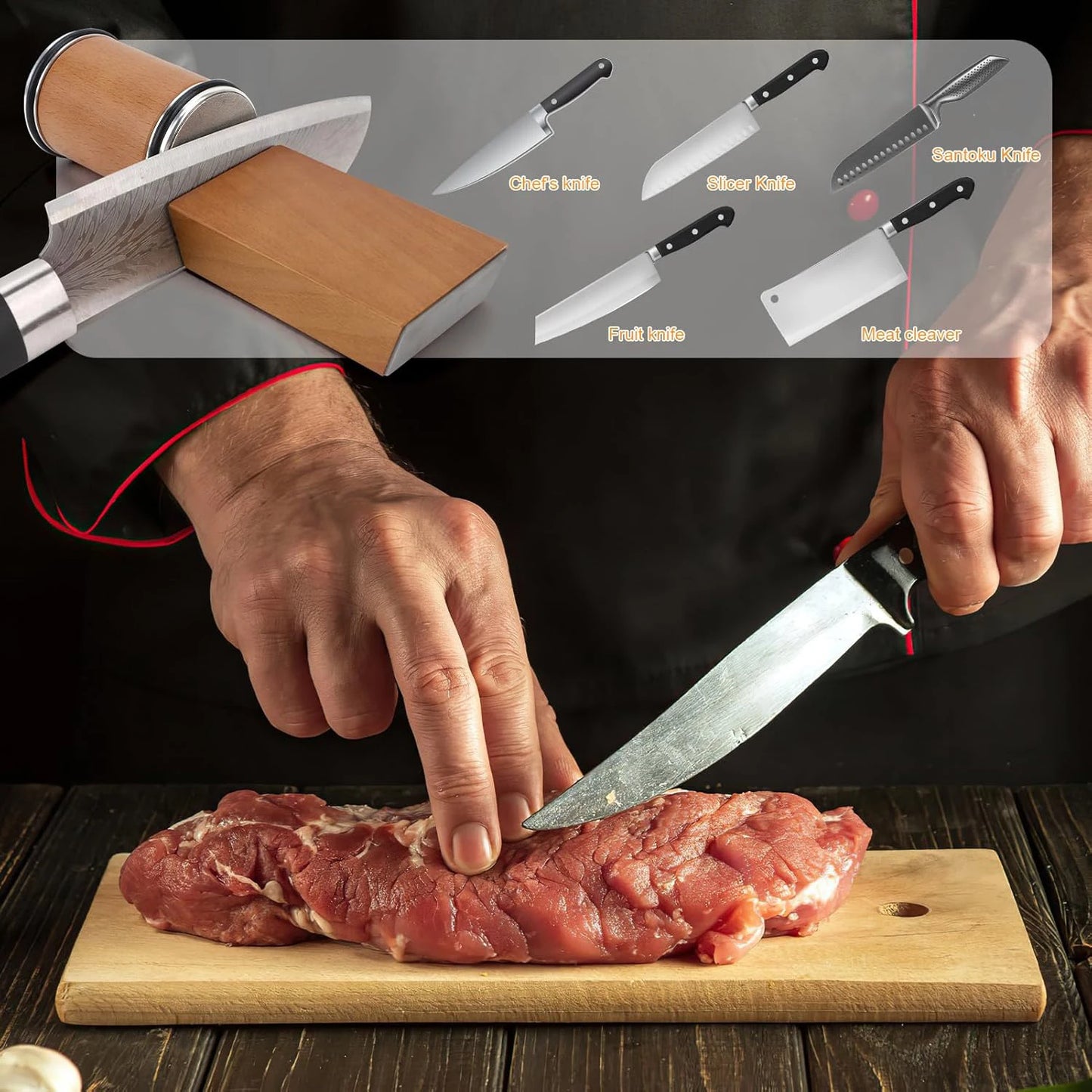 Magnetic Rolling Knife Sharpener