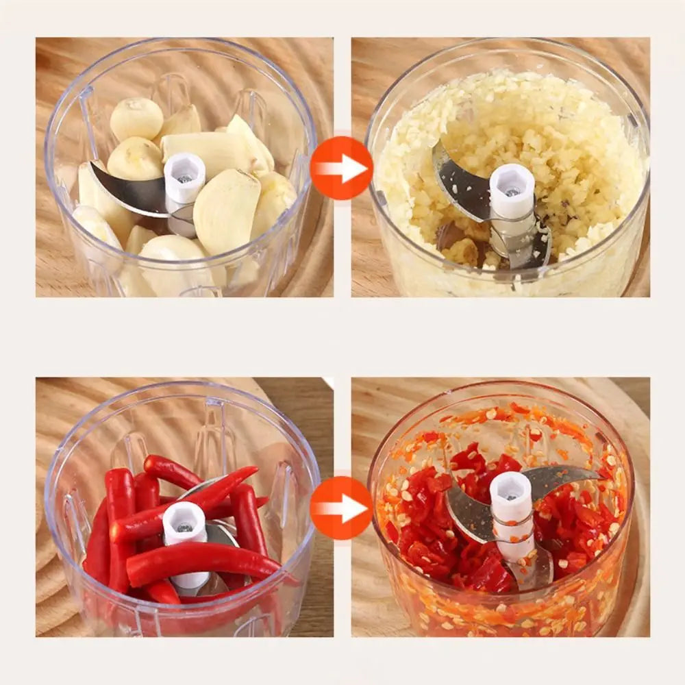 USB Electric Garlic Chopper Portable