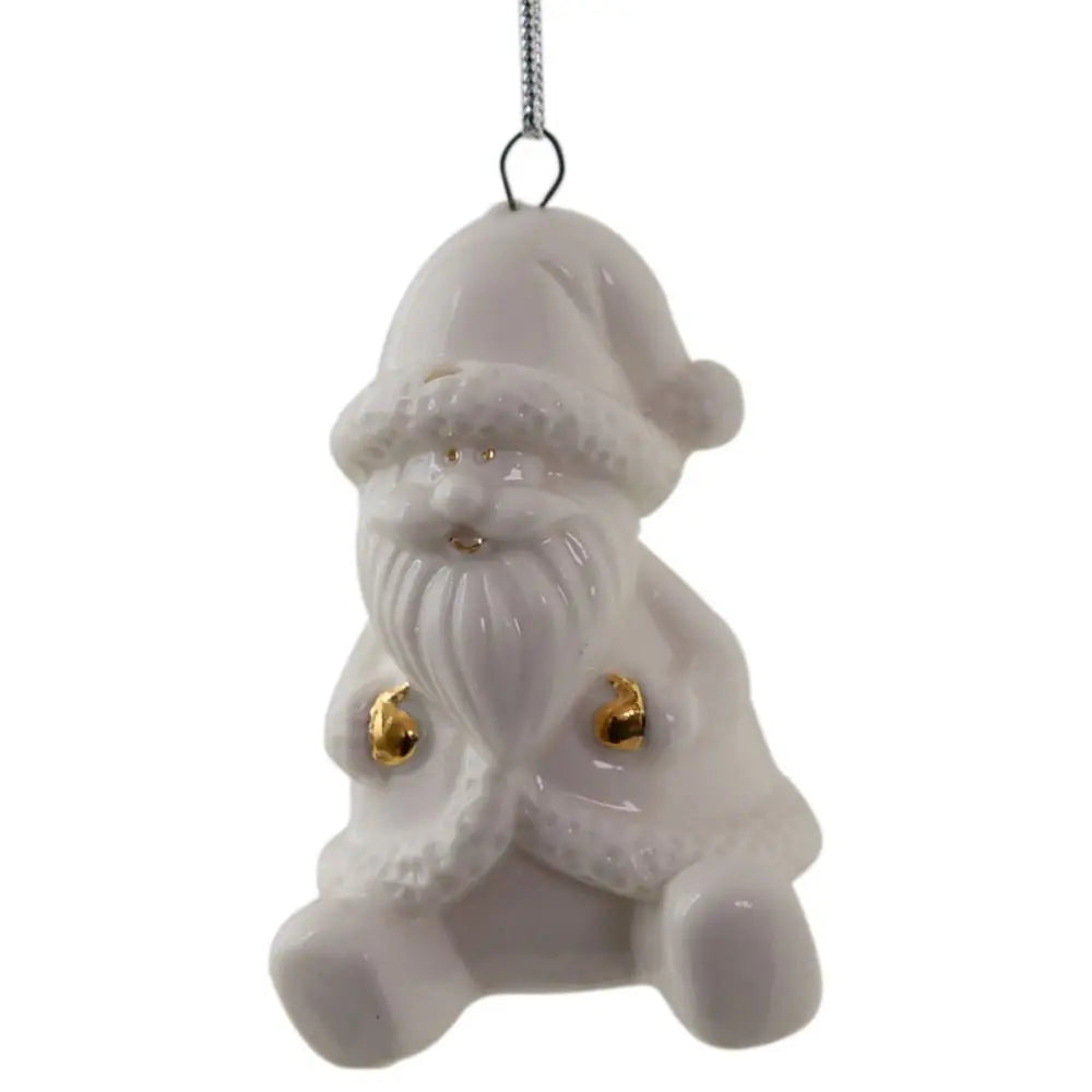 Christmas Ceramic House Pendant  Tree Charms Decoration