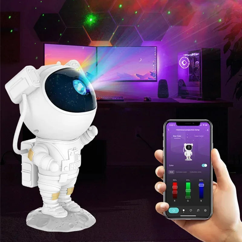 Astronaut Galaxy Projector Lamp