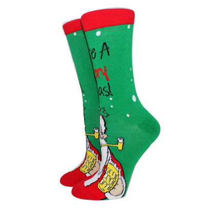 Winter Christmas Socks Women Socks Cotton