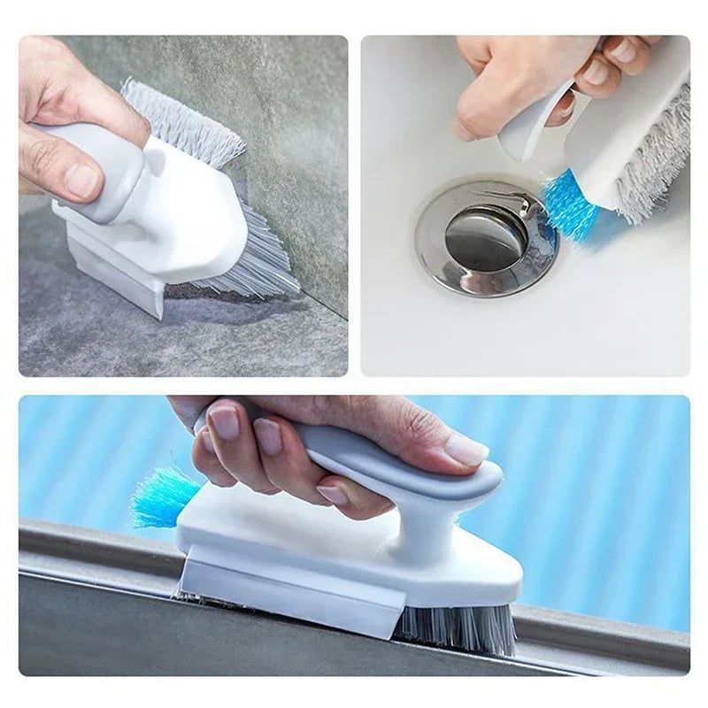 4-in-1 Tool Dish Soap and Ceramic Tile Floor Brush
