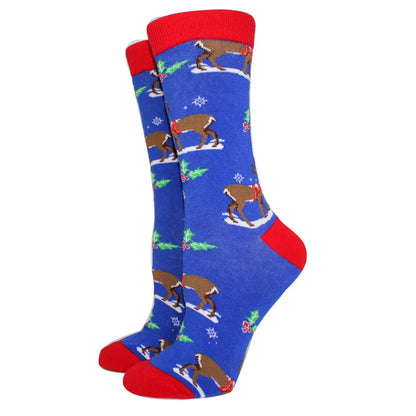 Winter Christmas Socks Women Socks Cotton