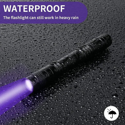 UV Flashlight 395nm Ultraviolet Torch With Pen Clip