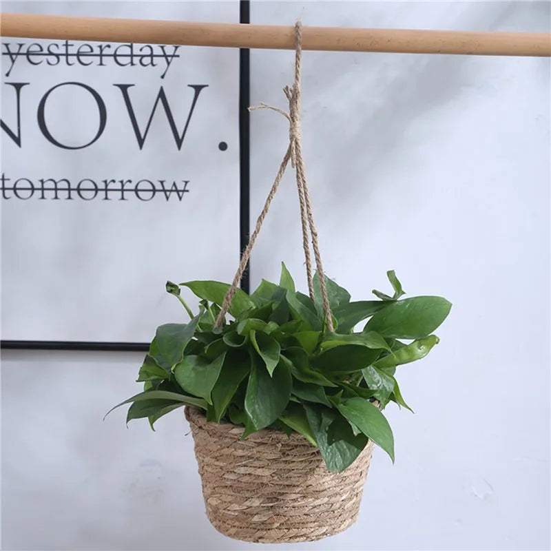 Garden Hanging Planter Macrame Plant Storage Basket