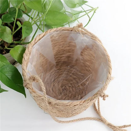Garden Hanging Planter Macrame Plant Storage Basket