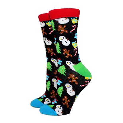 Winter Christmas Socks Women Socks Cotton