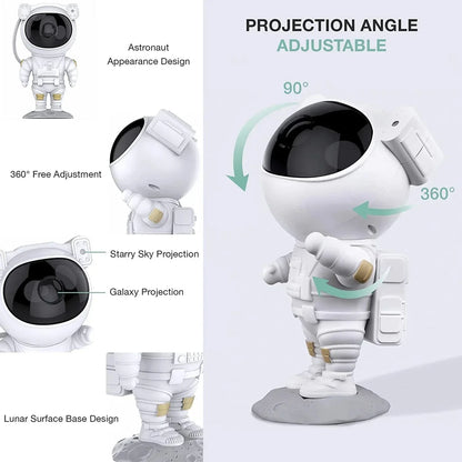 Astronaut Galaxy Projector Lamp