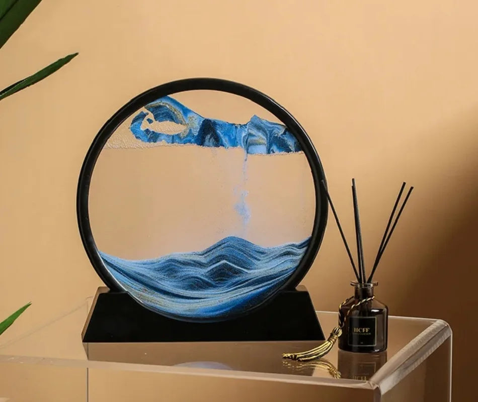3D Glass Moving Sand Art Creatitive Sandscape