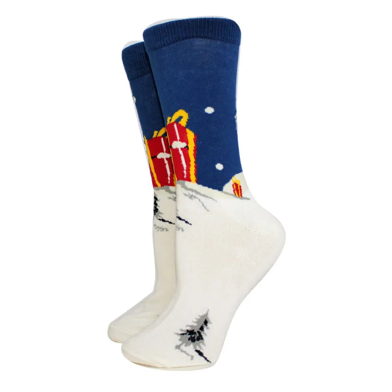 Winter Christmas Socks Women Socks Cotton