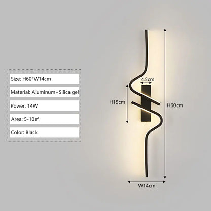 Long Strip Modern LED Wall Lamps