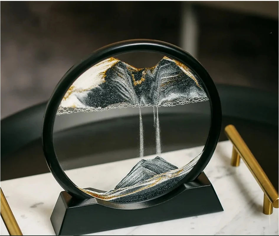 3D Glass Moving Sand Art Creatitive Sandscape