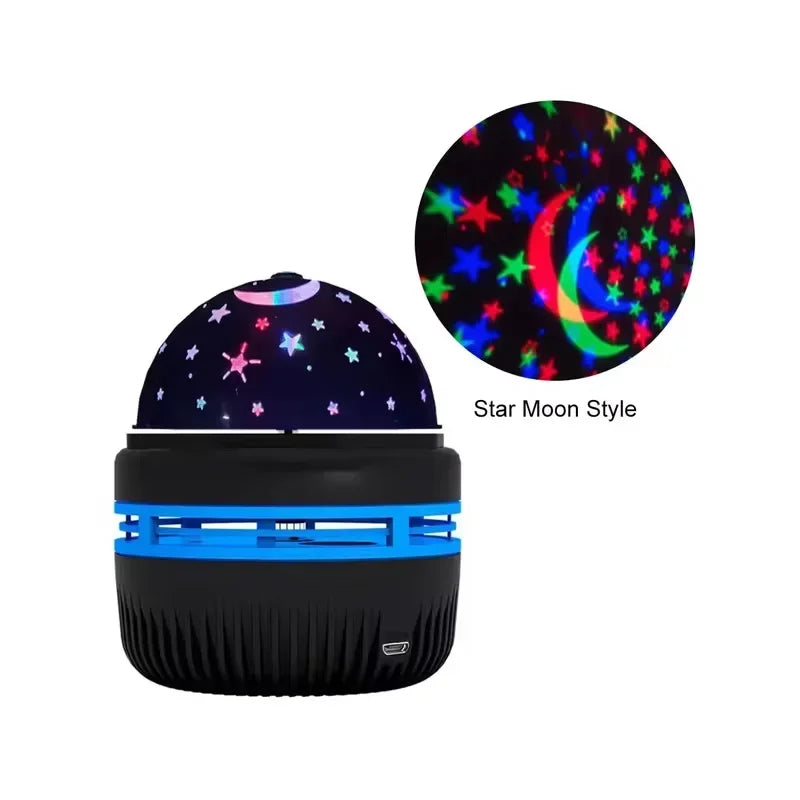 LED Starry Sky Night Lights USB Rotating Projector Lamp