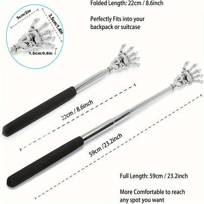 Portable Extendable Back Scratcher Stainless Steel