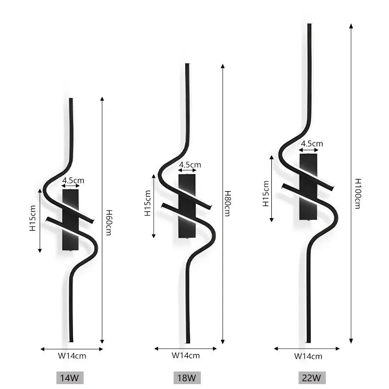 Long Strip Modern LED Wall Lamps