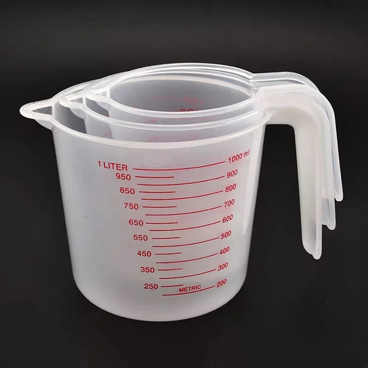 3pcs 250/500/1000ml Baking Liquid Measuring Cups