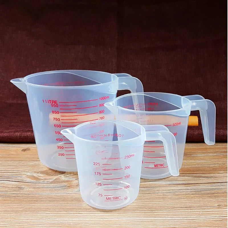 3pcs 250/500/1000ml Baking Liquid Measuring Cups