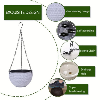 Garden Hanging Planter Macrame Plant Storage Basket