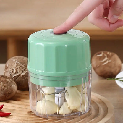 USB Electric Garlic Chopper Portable